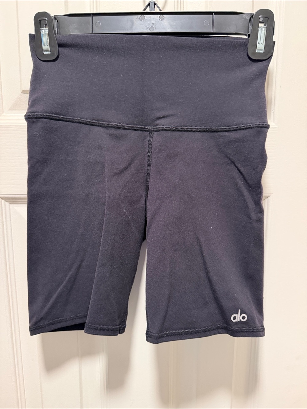 ALO Yoga Black High-Rise Bike Shorts